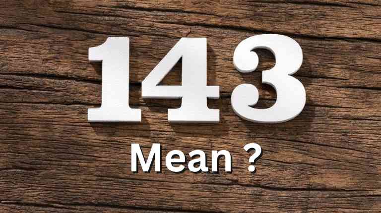 143 meaning