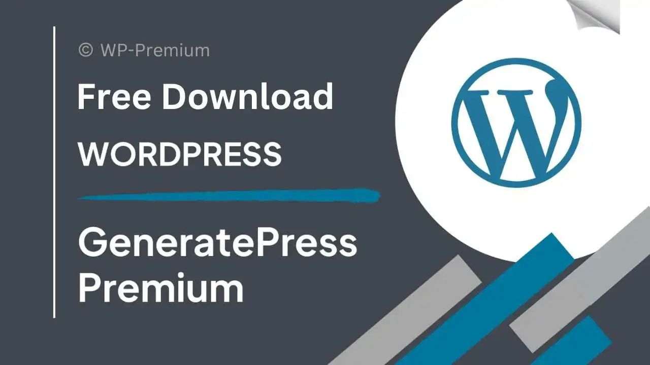generate press wp theme
