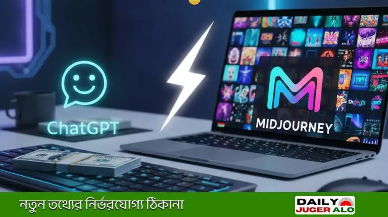 ঘরে বসে AI দিয়ে ইনকাম করার ৫টি সহজ রোডম্যাপ