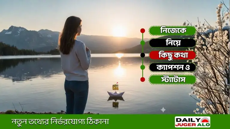 নিজেকে নিয়ে কিছু কথা ও স্টাইলিশ বাংলা ক্যাপশন ২০২৬