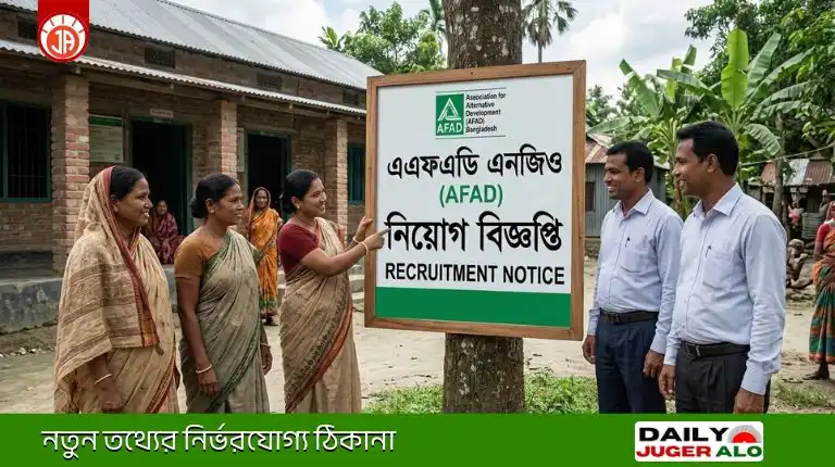 AFAD NGO Job Circular 2026: কুড়িগ্রামে বিভিন্ন পদে একাধিক কর্মী নিয়োগ দিচ্ছে আফাদ এনজিও