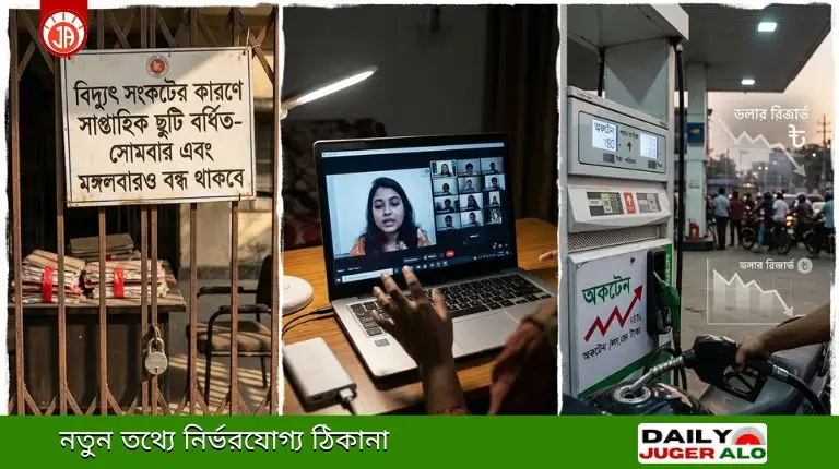 জ্বালানি তেল সংকট: বাড়তে পারে ছুটি, ফিরতে পারে হোম অফিস