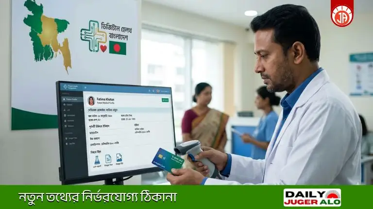 বাংলাদেশে ই-হেলথ কার্ড বা ehealth card ব্যবহারের মাধ্যমে ডিজিটাল চিকিৎসা সেবা