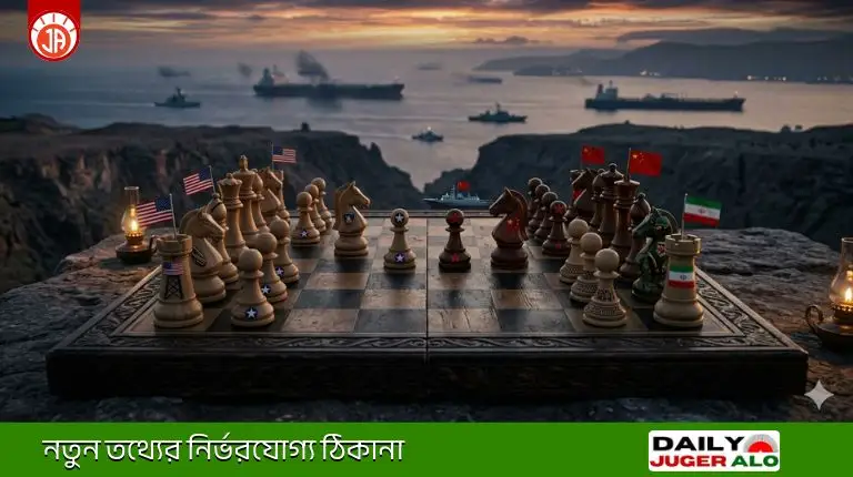যুক্তরাষ্ট্র-ইরান যুদ্ধ পরিস্থিতিতে চীন ও ইরানের কৌশলগত দাবার বোর্ড সাজানোর চিত্র