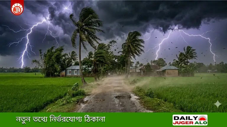 কালবৈশাখী ঝড়ের পূর্বাভাস: টানা ৫ দিন বজ্রবৃষ্টি হতে পারে দেশে