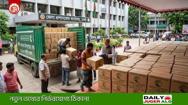 সরকারি অনুদান হিসেবে সৌদি আরবের দেওয়া ১২,৫০০ কার্টুন খেজুরের জেলা ভিত্তিক বরাদ্দ তালিকা।