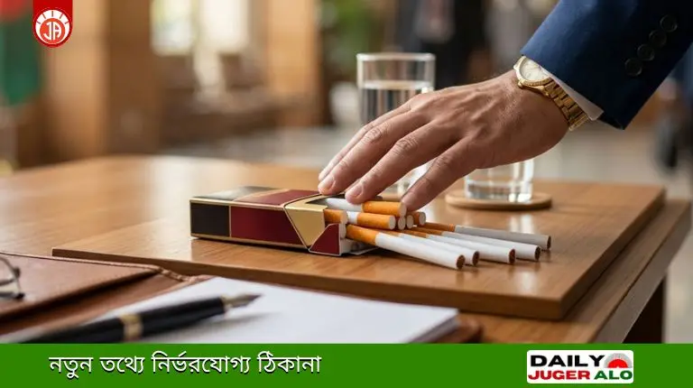 সিগারেট দাম বাড়বে কি ২০২৬ বাজেটে? এনবিআর যা জানাল- Juger Alo