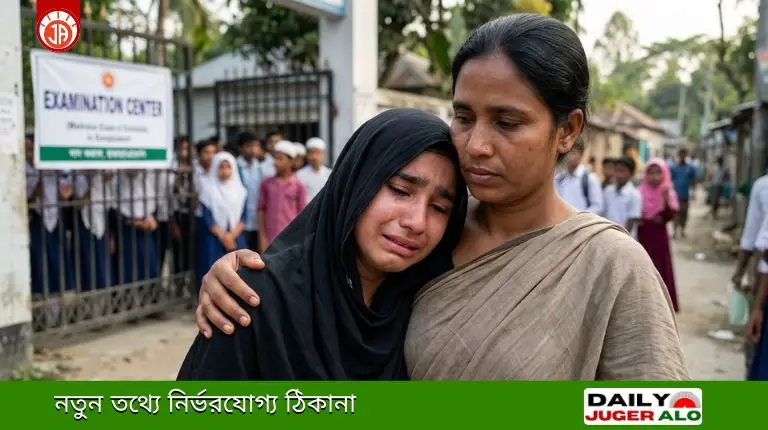 রংপুরের মিঠাপুকুরে পরীক্ষার এডমিট কার্ড না পাওয়ায় দাখিল পরীক্ষার্থী জান্নাতুলের কান্না ও স্বপ্নভঙ্গের দৃশ্য- Juger Alo